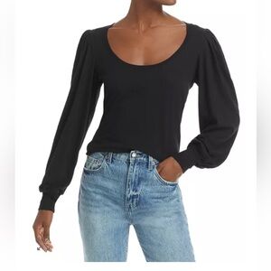 PAIGE puff sleeved tee size S NWT